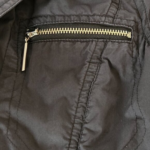 Lapargay Black Sleeveless Zip-Up Hooded Vest Jacket size S - Picture 16 of 16